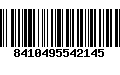 Código de Barras 8410495542145