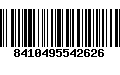 Código de Barras 8410495542626