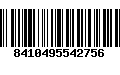 Código de Barras 8410495542756