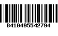 Código de Barras 8410495542794