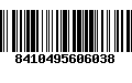 Código de Barras 8410495606038