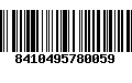 Código de Barras 8410495780059