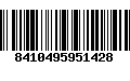 Código de Barras 8410495951428