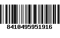 Código de Barras 8410495951916