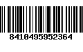 Código de Barras 8410495952364