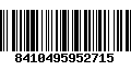 Código de Barras 8410495952715
