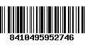 Código de Barras 8410495952746
