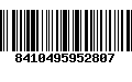 Código de Barras 8410495952807