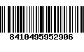 Código de Barras 8410495952906