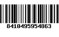 Código de Barras 8410495954863