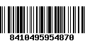 Código de Barras 8410495954870