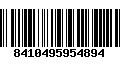 Código de Barras 8410495954894