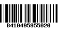 Código de Barras 8410495955020