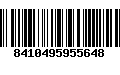 Código de Barras 8410495955648