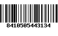 Código de Barras 8410505443134