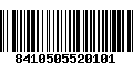 Código de Barras 8410505520101