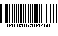 Código de Barras 8410507504468