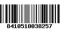 Código de Barras 8410510038257