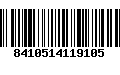 Código de Barras 8410514119105