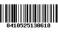 Código de Barras 8410525130618