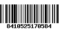 Código de Barras 8410525170584