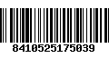 Código de Barras 8410525175039