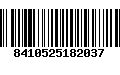 Código de Barras 8410525182037