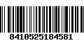 Código de Barras 8410525184581