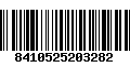 Código de Barras 8410525203282