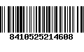 Código de Barras 8410525214608