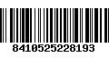 Código de Barras 8410525228193