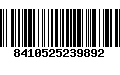 Código de Barras 8410525239892