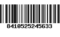 Código de Barras 8410525245633