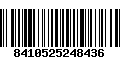 Código de Barras 8410525248436