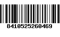 Código de Barras 8410525260469