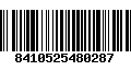 Código de Barras 8410525480287