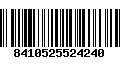 Código de Barras 8410525524240