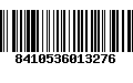 Código de Barras 8410536013276