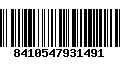 Código de Barras 8410547931491