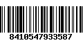 Código de Barras 8410547933587