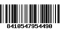 Código de Barras 8410547954490