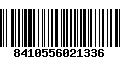 Código de Barras 8410556021336