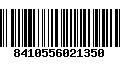 Código de Barras 8410556021350