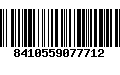 Código de Barras 8410559077712