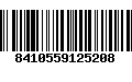 Código de Barras 8410559125208