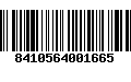 Código de Barras 8410564001665