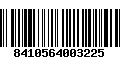 Código de Barras 8410564003225