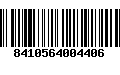 Código de Barras 8410564004406