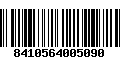 Código de Barras 8410564005090