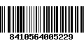 Código de Barras 8410564005229